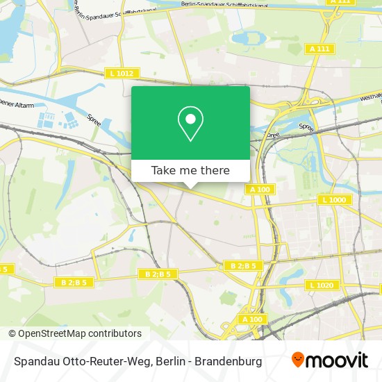 Spandau Otto-Reuter-Weg map