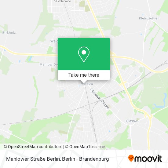 Mahlower Straße Berlin map