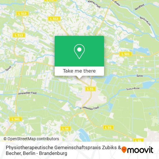 Physiotherapeutische Gemeinschaftspraxis Zubiks & Becher map