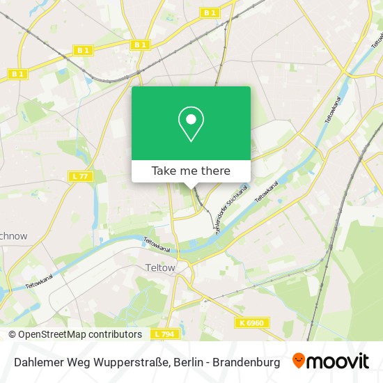 Dahlemer Weg Wupperstraße map