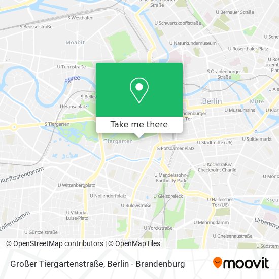 Карта Großer Tiergartenstraße