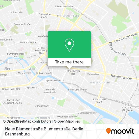 Neue Blumenstraße Blumenstraße map