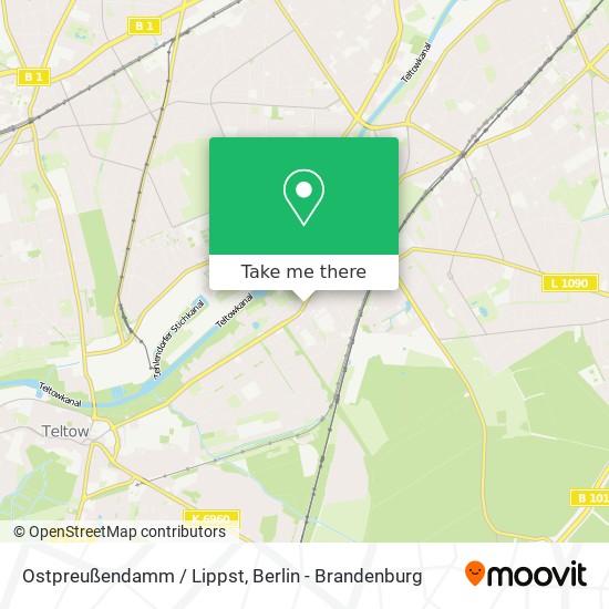 Ostpreußendamm / Lippst map