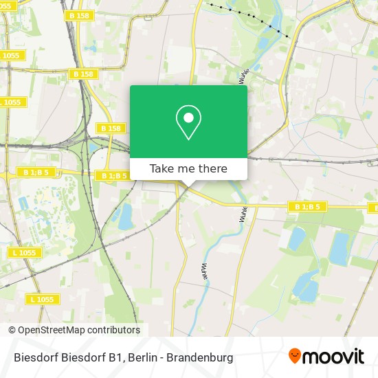 Biesdorf Biesdorf B1 map