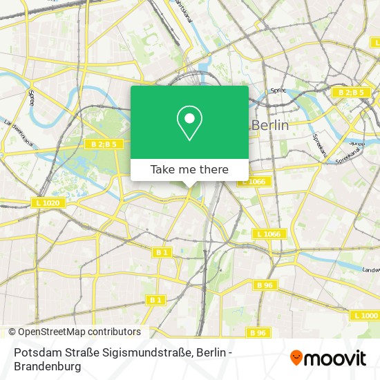 Potsdam Straße Sigismundstraße map