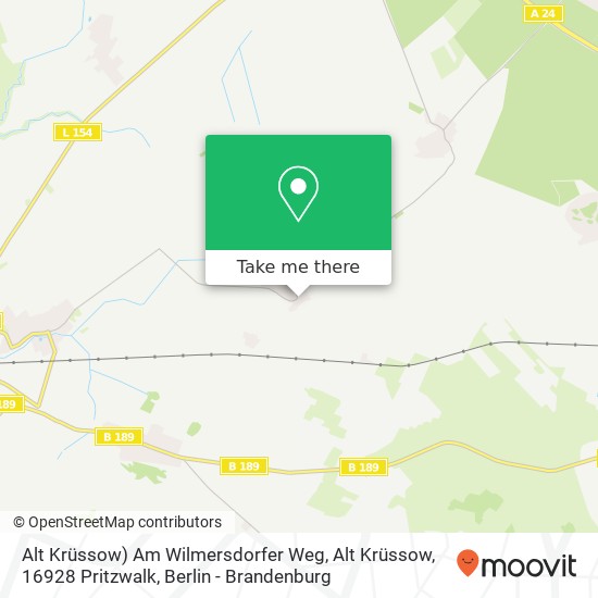 Alt Krüssow) Am Wilmersdorfer Weg, Alt Krüssow, 16928 Pritzwalk map