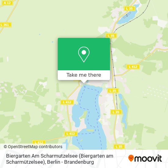 Карта Biergarten Am Scharmutzelsee (Biergarten am Scharmützelsee)