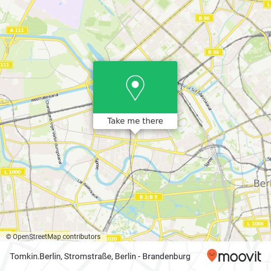 Tomkin.Berlin, Stromstraße map