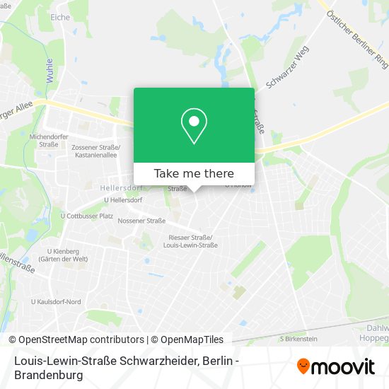Louis-Lewin-Straße Schwarzheider map