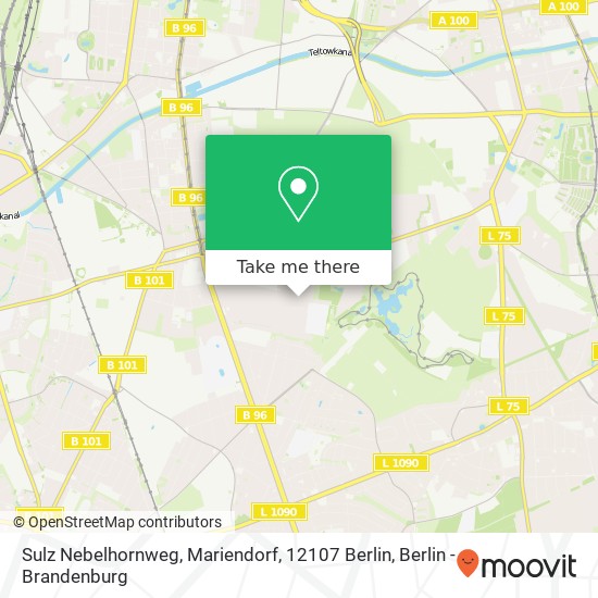 Sulz Nebelhornweg, Mariendorf, 12107 Berlin map