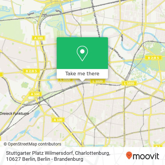 Stuttgarter Platz Wilmersdorf, Charlottenburg, 10627 Berlin map