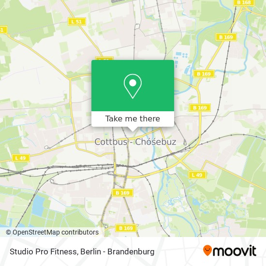 Studio Pro Fitness map