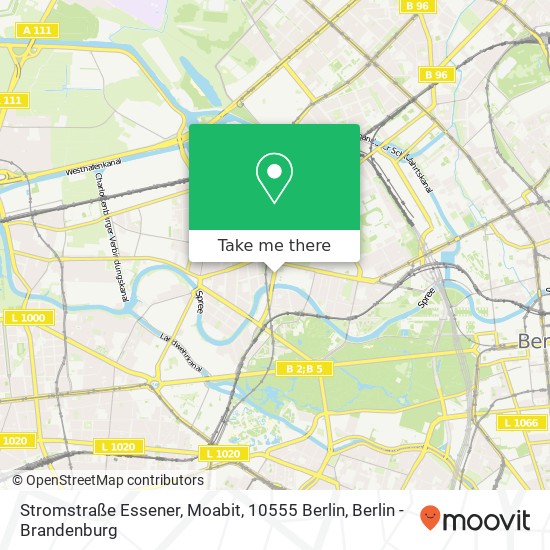 Stromstraße Essener, Moabit, 10555 Berlin map