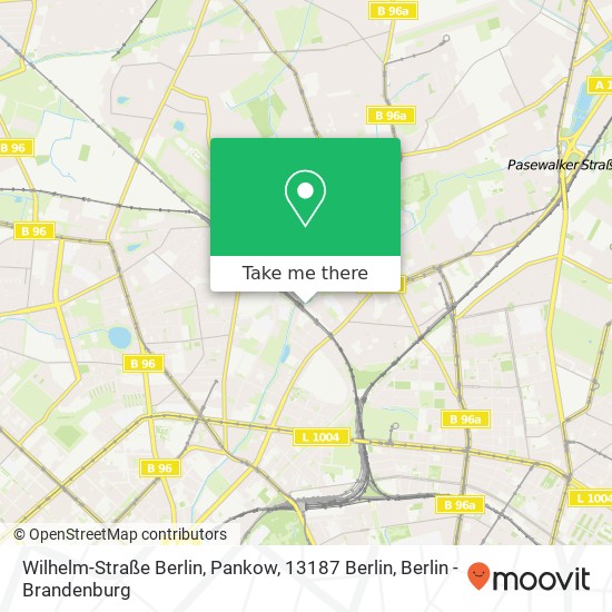 Wilhelm-Straße Berlin, Pankow, 13187 Berlin map