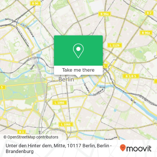 Unter den Hinter dem, Mitte, 10117 Berlin map