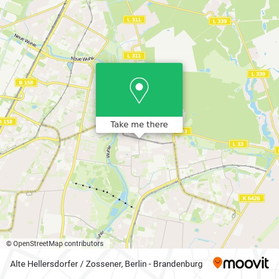 Alte Hellersdorfer / Zossener map