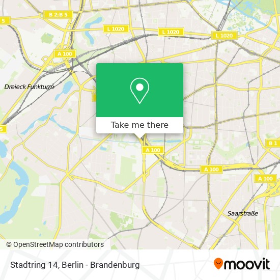 Карта Stadtring 14
