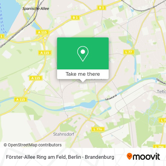 Förster-Allee Ring am Feld map