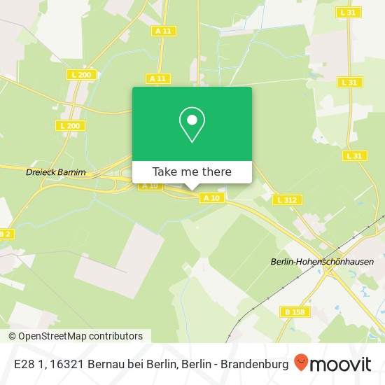 E28 1, 16321 Bernau bei Berlin map