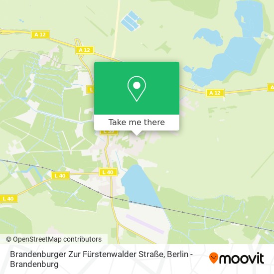 Brandenburger Zur Fürstenwalder Straße map