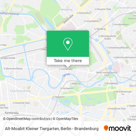 Alt-Moabit Kleiner Tiergarten map