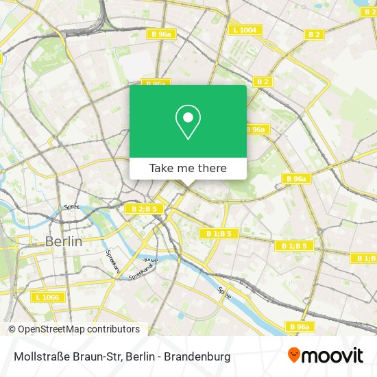 Mollstraße Braun-Str map