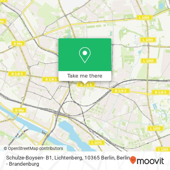 Schulze-Boysen- B1, Lichtenberg, 10365 Berlin map