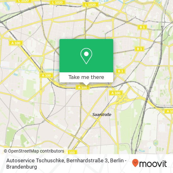 Autoservice Tschuschke, Bernhardstraße 3 map