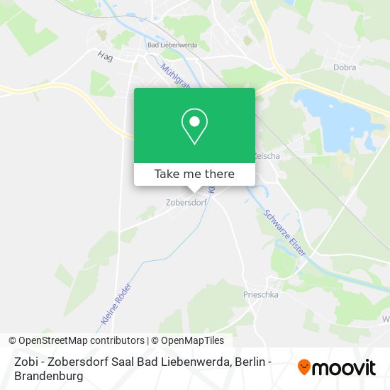 Zobi - Zobersdorf Saal Bad Liebenwerda map