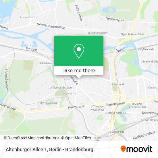 Altenburger Allee 1 map