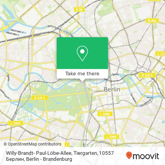 Willy-Brandt- Paul-Löbe-Allee, Tiergarten, 10557 Берлин map