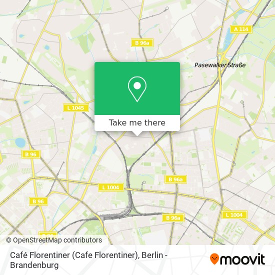 Карта Café Florentiner (Cafe Florentiner)