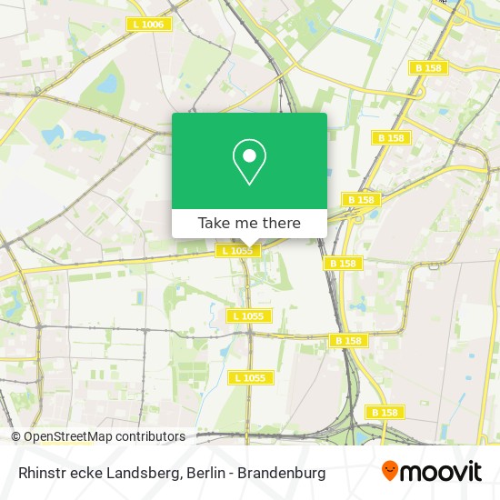 Rhinstr ecke Landsberg map