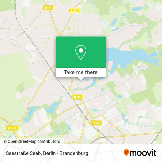 Seestraße Seeb map