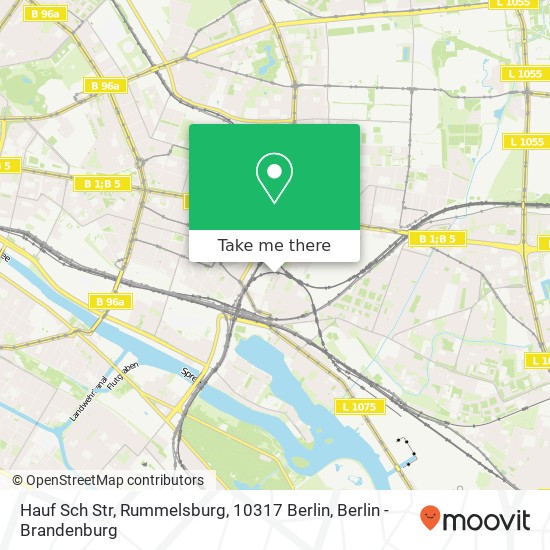 Hauf Sch Str, Rummelsburg, 10317 Berlin map