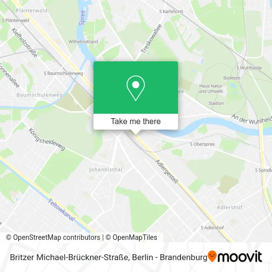 Карта Britzer Michael-Brückner-Straße