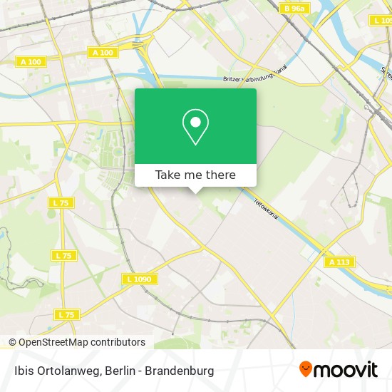 Ibis Ortolanweg map