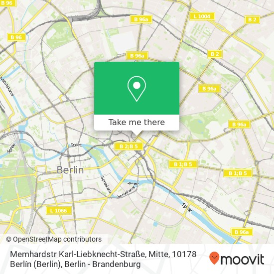 Memhardstr Karl-Liebknecht-Straße, Mitte, 10178 Berlín (Berlin) map