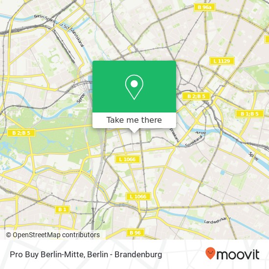 Карта Pro Buy Berlin-Mitte