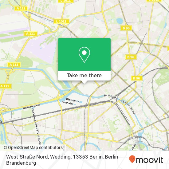 West-Straße Nord, Wedding, 13353 Berlin map