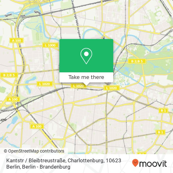 Kantstr / Bleibtreustraße, Charlottenburg, 10623 Berlin map