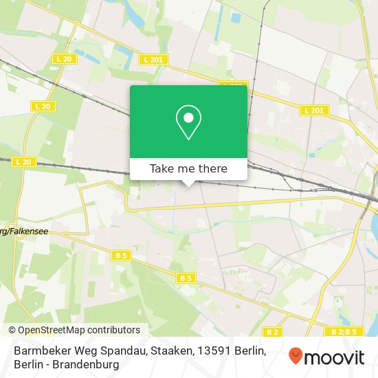 Barmbeker Weg Spandau, Staaken, 13591 Berlin map