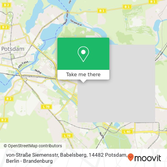 von-Straße Siemensstr, Babelsberg, 14482 Potsdam map