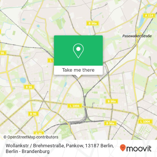 Wollankstr / Brehmestraße, Pankow, 13187 Berlin map