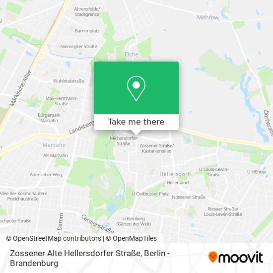 Zossener Alte Hellersdorfer Straße map