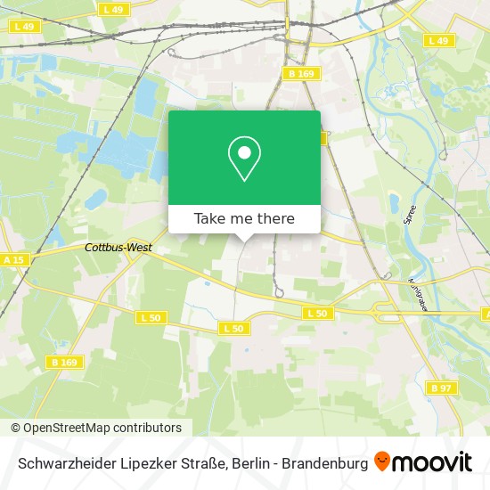 Schwarzheider Lipezker Straße map