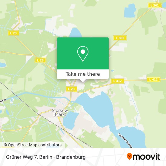 Grüner Weg 7 map