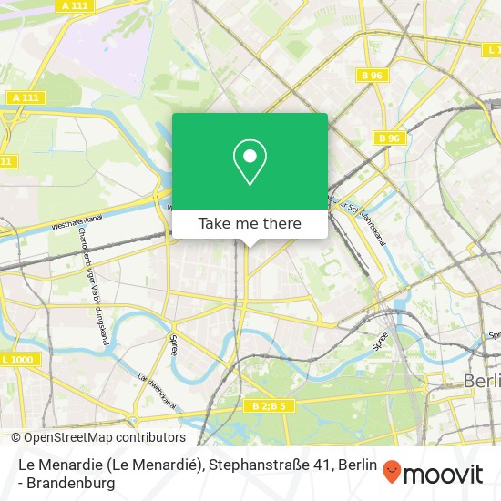 Карта Le Menardie (Le Menardié), Stephanstraße 41
