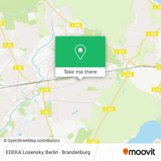 EDEKA Losensky map