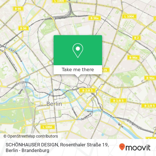 SCHÖNHAUSER DESIGN, Rosenthaler Straße 19 map